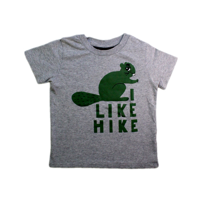 A Grey Short Sleeve T Shirts from Mini Rodini in size 4T for boy. (Front View)