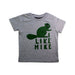 A Grey Short Sleeve T Shirts from Mini Rodini in size 4T for boy. (Front View)
