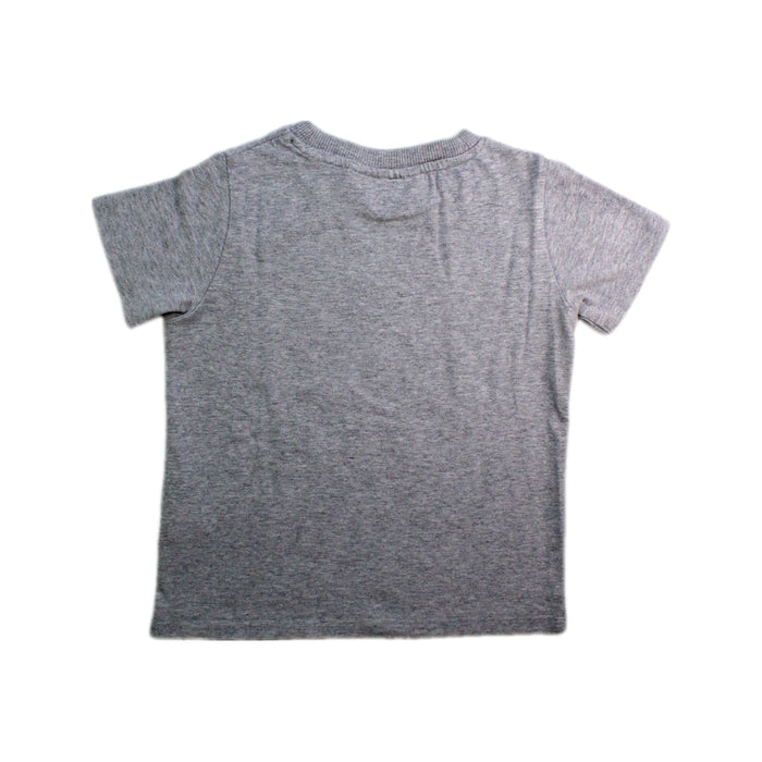 A Grey Short Sleeve T Shirts from Mini Rodini in size 4T for boy. (Back View)