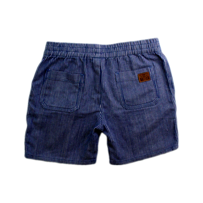 A Blue Shorts from Bonton in size 4T for boy. (Back View)