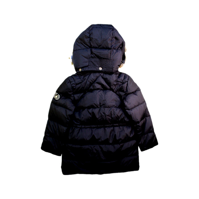A Black Puffer/Quilted Coats & Outerwear from Ralph Lauren in size 6T for girl. (Back View)