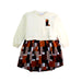 A Beige Sweater Dresses from Graniph in size 4T for girl. (Front View)