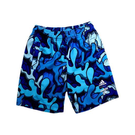 A Blue Active Shorts from Adidas in size 5T for boy. (Front View)