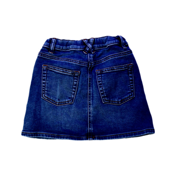A Blue Short Skirts from Crewcuts in size 6T for girl. (Back View)