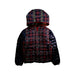 A Blue Puffer/Quilted Jackets from Duvetica in size 6T for boy. (Front View)