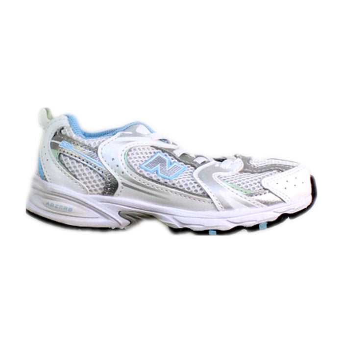 A White Sneakers from New Balance in size 4T for neutral. (Front View)