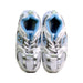 A White Sneakers from New Balance in size 4T for neutral. (Back View)