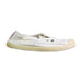 A White Slip Ons from Cienta in size 6T for neutral. (Front View)