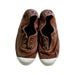 A Brown Slip Ons from Cienta in size 5T for neutral. (Back View)