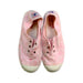 A Pink Slip Ons from Cienta in size 6T for girl. (Back View)