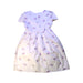 A White Short Sleeve Dresses from Bonpoint in size 10Y for girl. (Back View)