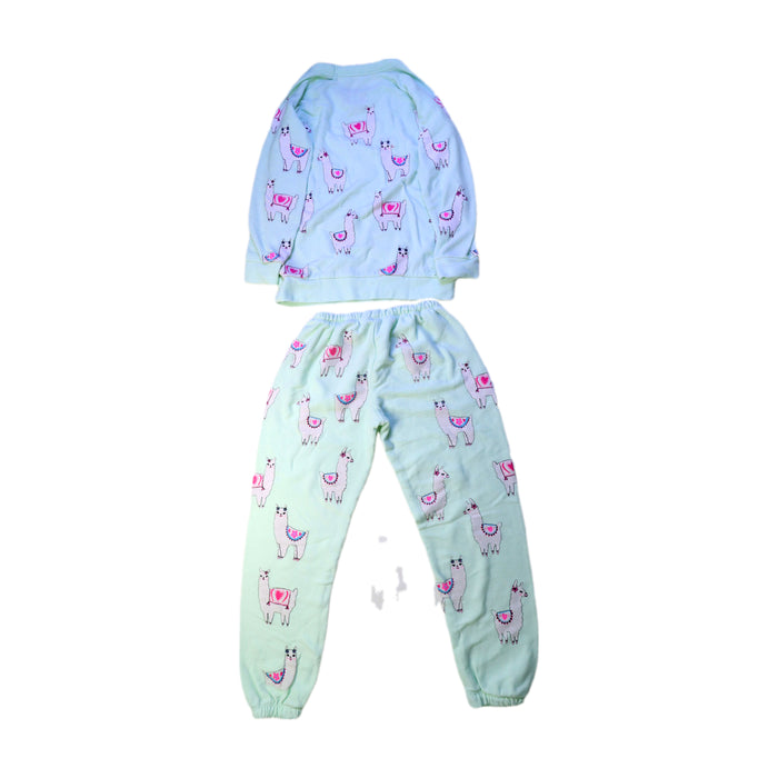 A Blue Pyjama Sets from Chaser in size 6T for girl. (Back View)