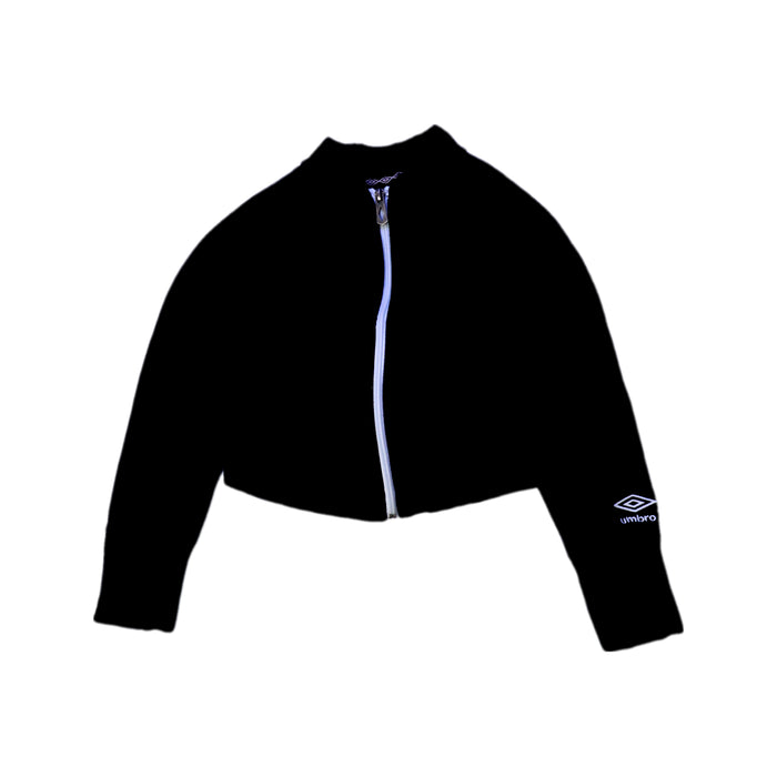 A Black Lightweight Jackets from Umbro in size 4T for girl. (Front View)