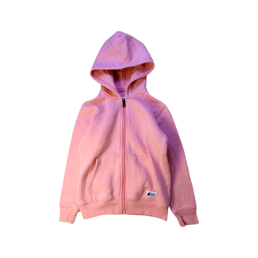 A Pink Hooded Sweatshirts from Mountain Equipment Company in size 6T for girl. (Front View)