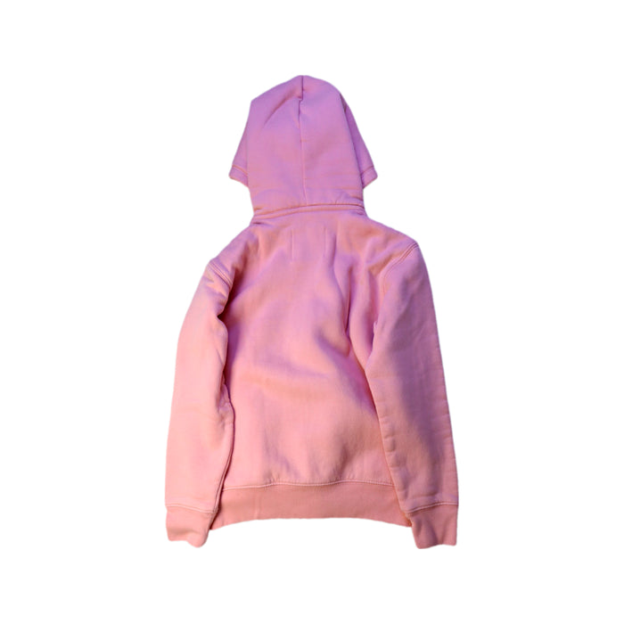 A Pink Hooded Sweatshirts from Mountain Equipment Company in size 6T for girl. (Back View)