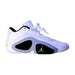 A White Sneakers from Air Jordan in size 14Y for boy. (Front View)