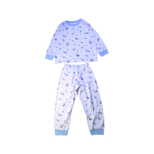 A White Pyjama Sets from Kissy Kissy in size 6T for boy. (Front View)