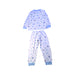 A White Pyjama Sets from Kissy Kissy in size 6T for boy. (Back View)