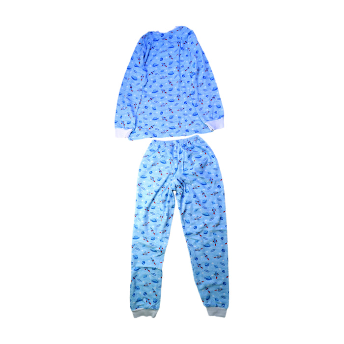 A Blue Pyjama Sets from Kissy Kissy in size 10Y for boy. (Back View)