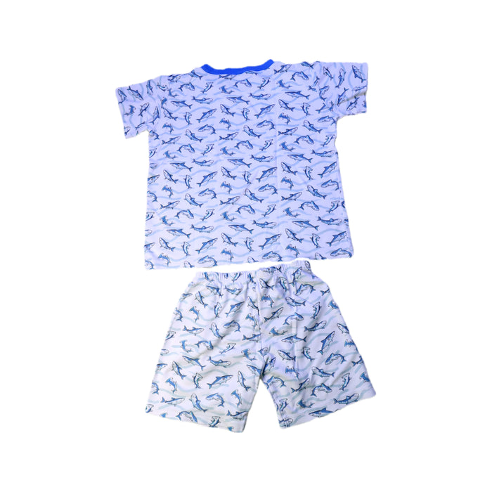 A Blue Shorts Sets from Kissy Kissy in size 6T for boy. (Back View)