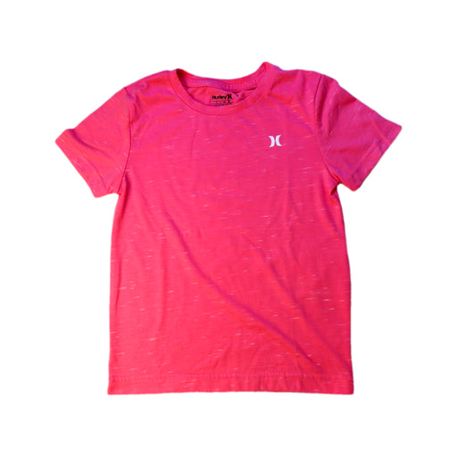 A Pink Short Sleeve T Shirts from Hurley in size 7Y for neutral. (Front View)