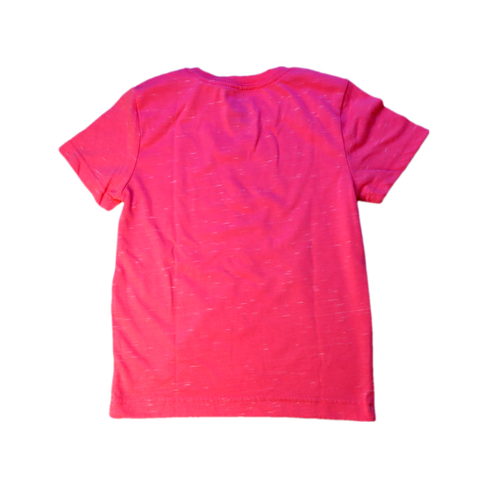 A Pink Short Sleeve T Shirts from Hurley in size 7Y for neutral. (Back View)