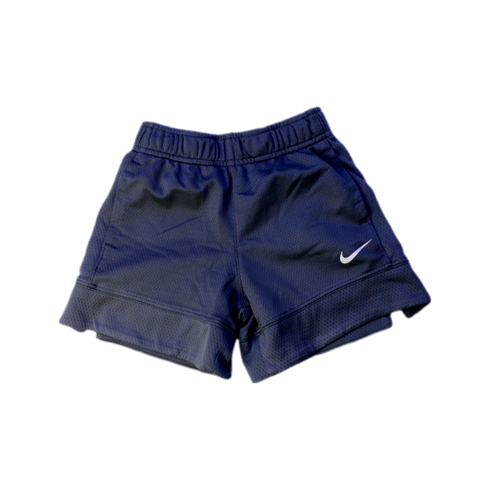 A Navy Active Shorts from Nike in size 4T for boy. (Front View)