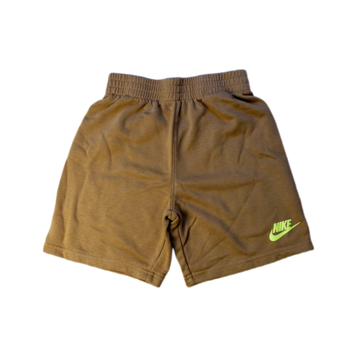 A Brown Shorts from Nike in size 6T for boy. (Front View)