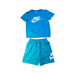 A Blue Shorts Sets from Nike in size 6T for boy. (Front View)