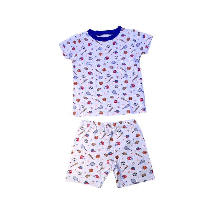 A Multicolour Shorts Sets from Kissy Kissy in size 6T for boy. (Front View)
