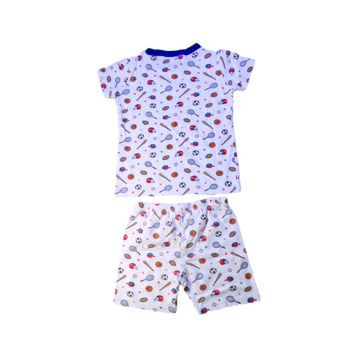 A Multicolour Shorts Sets from Kissy Kissy in size 6T for boy. (Back View)