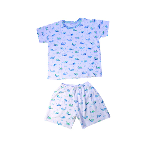 A Blue Pyjama Sets from Kissy Kissy in size 6T for boy. (Front View)