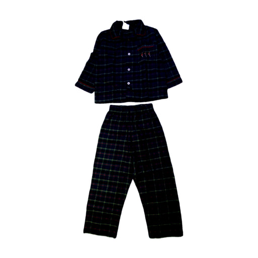 A Navy Pyjama Sets from The Original Pyjama Company in size 4T for boy. (Front View)