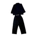 A Navy Pyjama Sets from The Original Pyjama Company in size 4T for boy. (Back View)