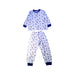 A White Pyjama Sets from Kissy Kissy in size 6T for boy. (Front View)