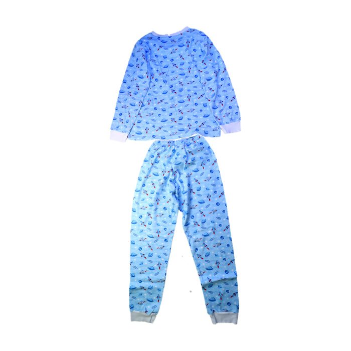 A Blue Pyjama Sets from Kissy Kissy in size 10Y for boy. (Back View)
