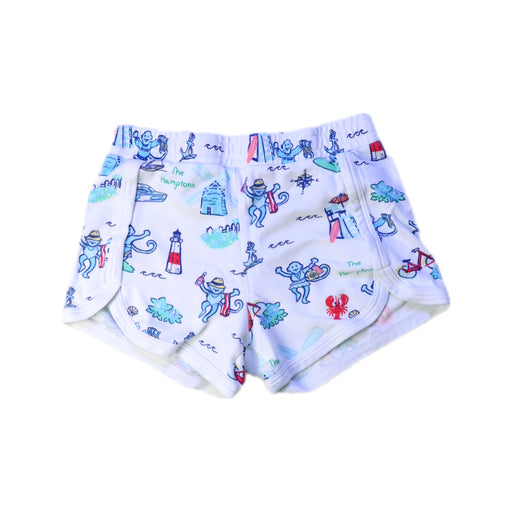 A White Shorts from Roller Rabbit in size 8Y for neutral. (Front View)