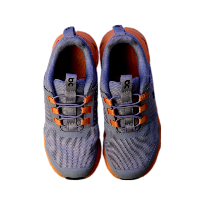 A Grey Sneakers from On in size 6T for neutral. (Back View)