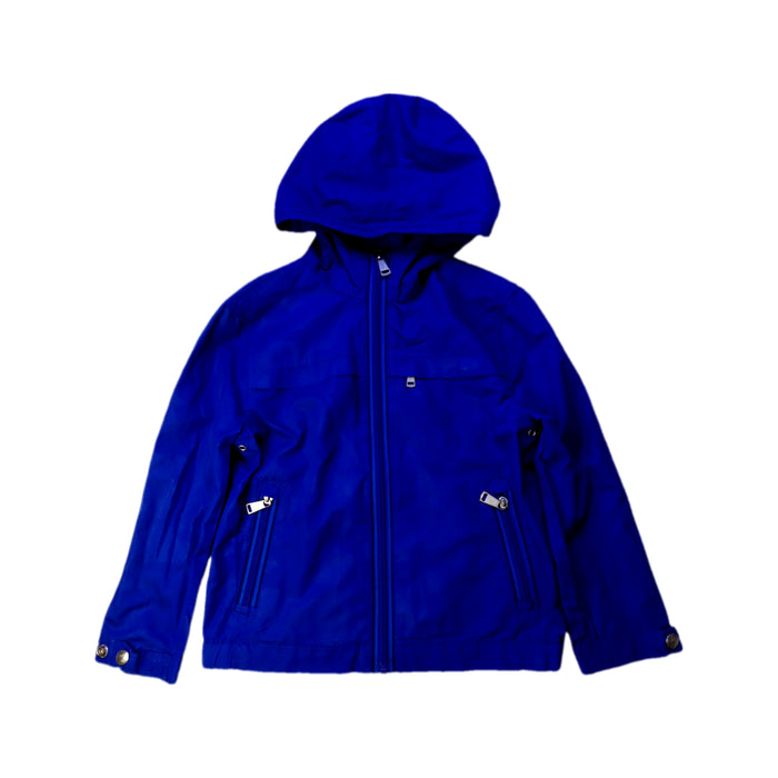 A Blue Rain Jackets from Polo Ralph Lauren in size 5T for boy. (Front View)