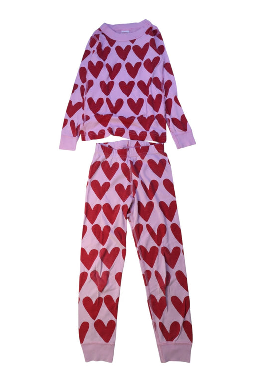 A Pink Pyjama Sets from Hanna Andersson in size 5T for girl. (Front View)