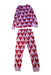 A Pink Pyjama Sets from Hanna Andersson in size 5T for girl. (Back View)