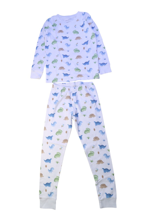 A White Pyjama Sets from Kissy Kissy in size 6T for boy. (Front View)