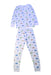 A White Pyjama Sets from Kissy Kissy in size 6T for boy. (Front View)