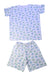 A White Pyjama Sets from Kissy Kissy in size 10Y for boy. (Front View)