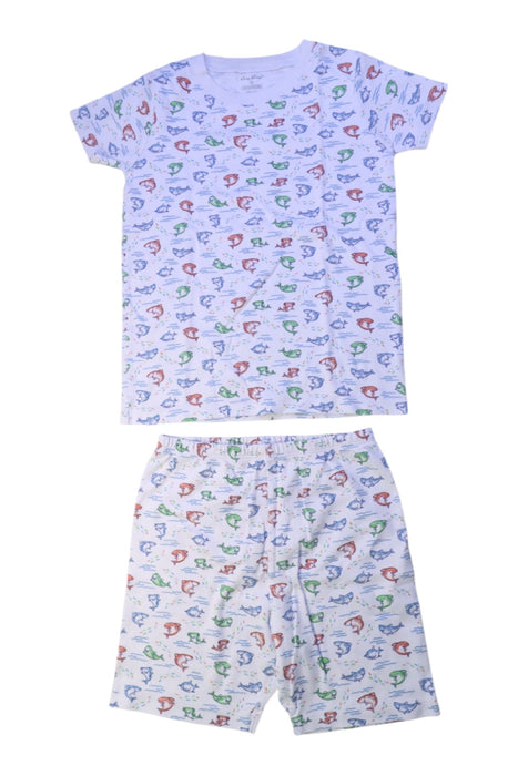 A White Shorts Sets from Kissy Kissy in size 10Y for boy. (Front View)