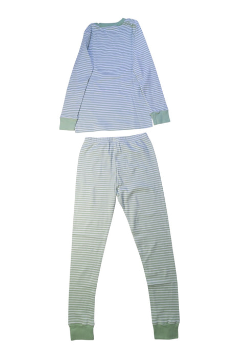 A White Pyjama Sets from Kissy Kissy in size 6T for boy. (Back View)