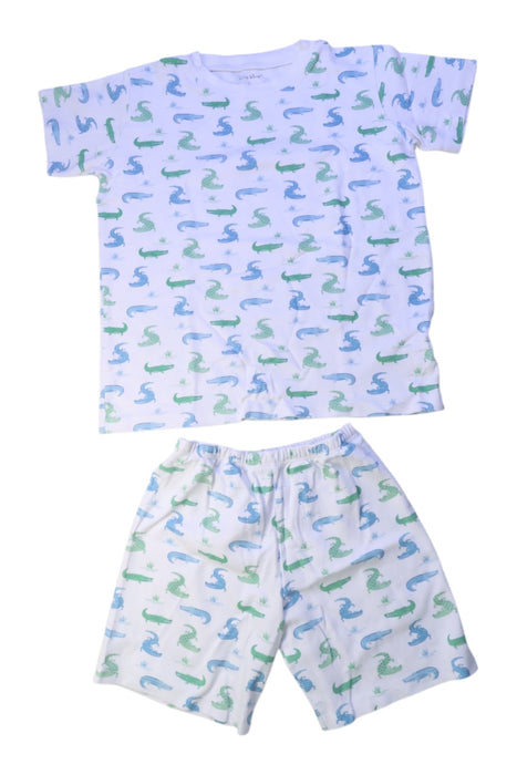A White Shorts Sets from Kissy Kissy in size 8Y for boy. (Front View)