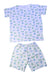 A White Shorts Sets from Kissy Kissy in size 8Y for boy. (Front View)