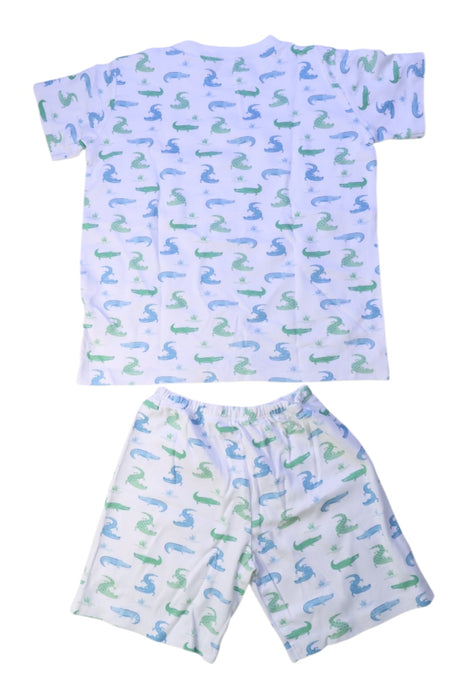 A White Shorts Sets from Kissy Kissy in size 8Y for boy. (Back View)