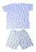A White Shorts Sets from Kissy Kissy in size 8Y for boy. (Back View)